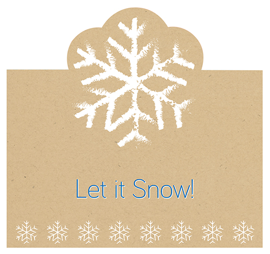 Pop Up Snowflake Greeting Card, 6 CT