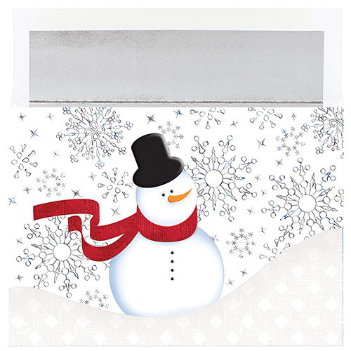 Snappy Snowman Holiday Card 18CT