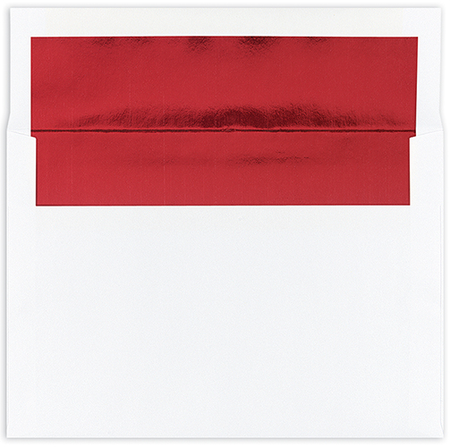 Red Foil Lined A7 Envelope 25CT