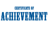 Clip Art - Certificate Of Achievement 2