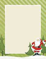 Jolly Santa Claus Letterhead 80CT