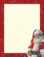 Jolly Saint Nick Santa Claus Letterhead 80CT