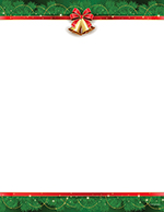 Holiday Bells Letterhead, 50 CT