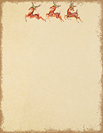 Classic Reindeer Holiday Letterhead, 50 CT