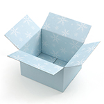 Snowflakes Shipping Box 2 PK