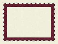 Metallic Red Certificate 100 CT