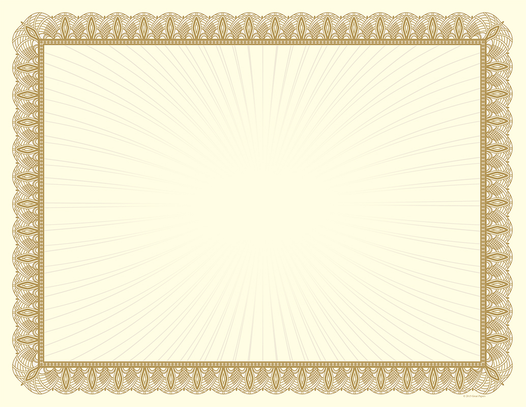 Great Papers! Gold Certificate Seal, 100/Pack (901200PK2)