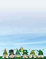 Sky Party Irish Gnomes Letterhead, 50 CT