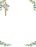 Floral Faith Elegance Letterhead, 50 CT